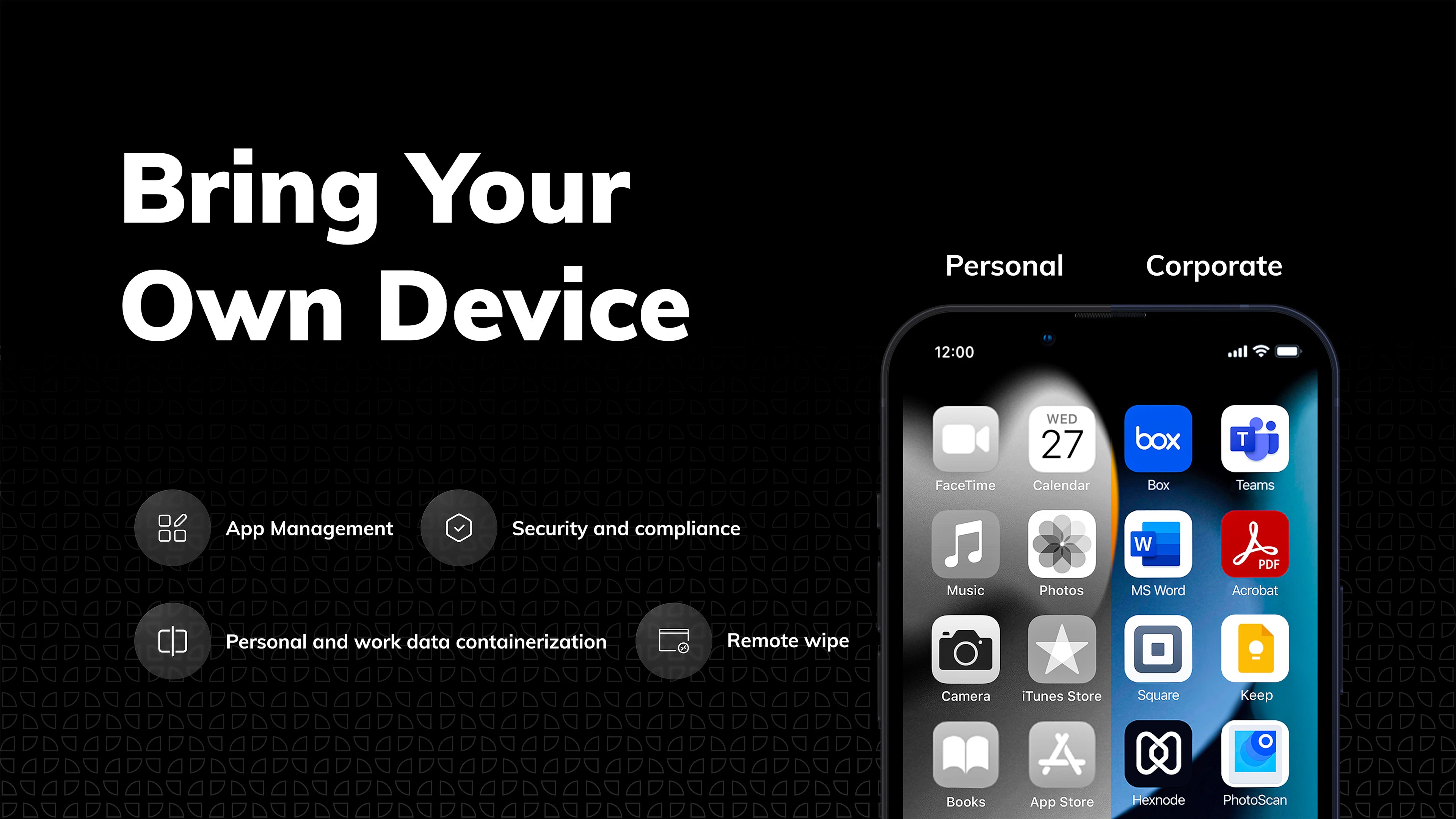 screenshot of Hexnode UEM